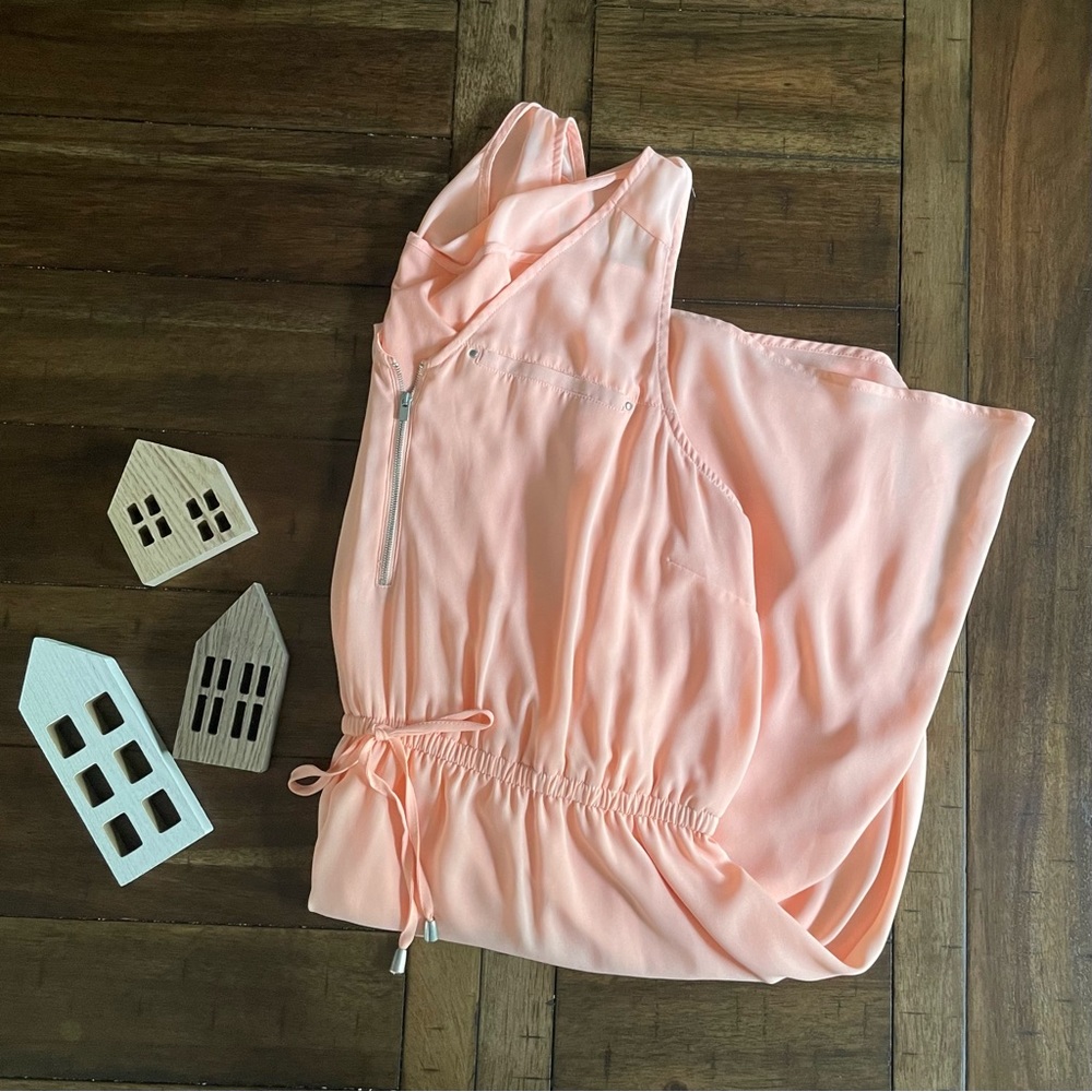 XXL Peach Maurice’s Summer Sleeveless Knee Length Dress